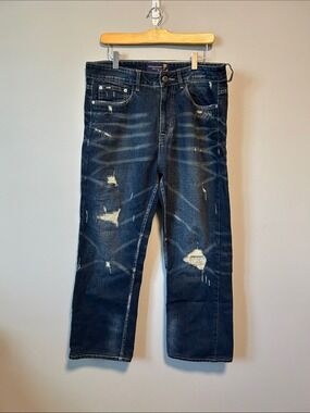 Polo Ralph Lauren Polo Bear Distressed Spencer Straight Leg Jeans